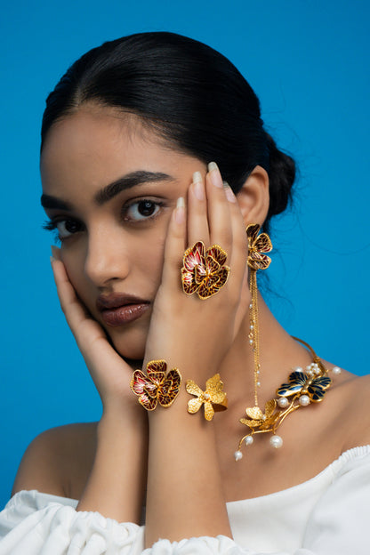 Bold Blooms Statement bracelet