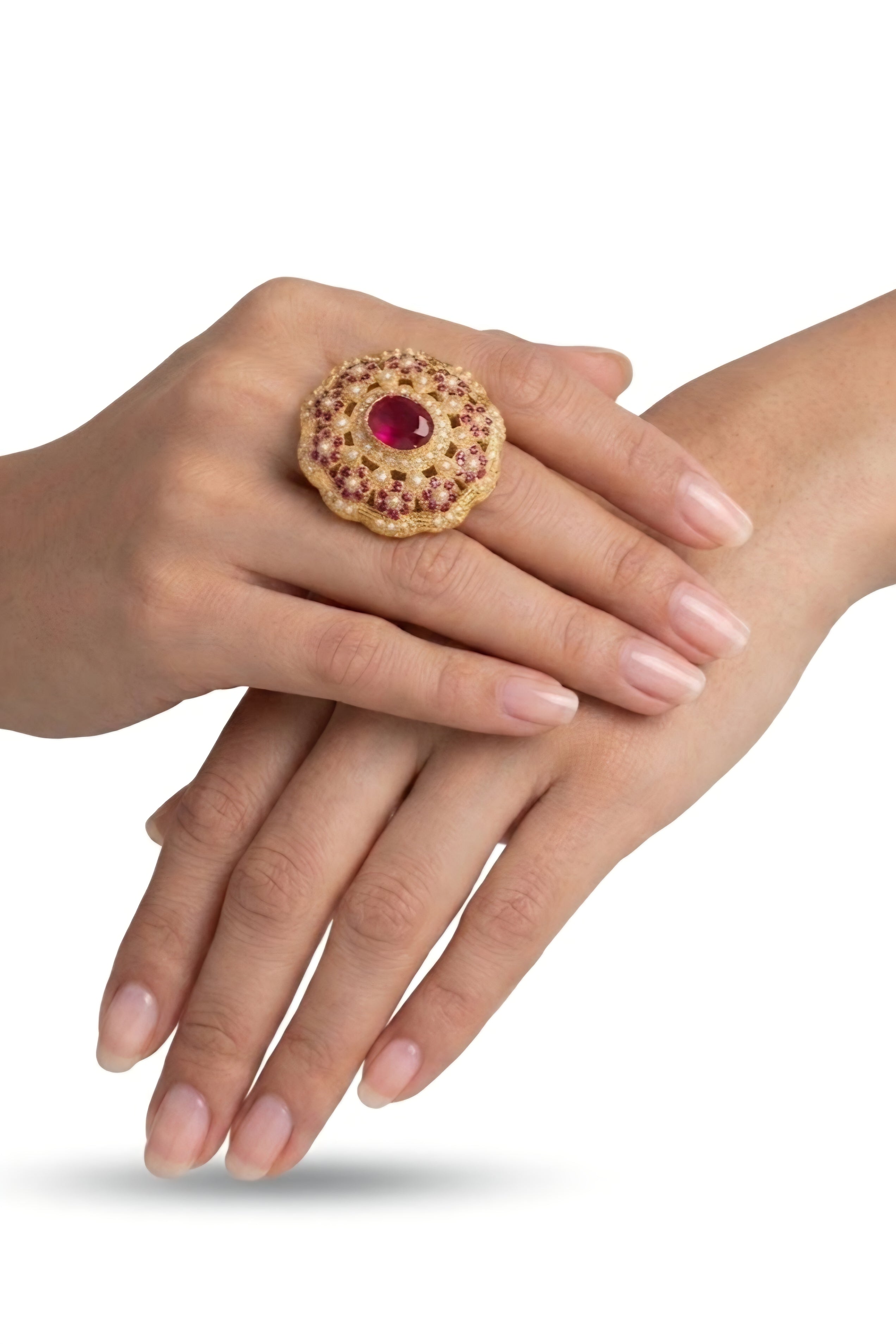 Gulaab statement ring