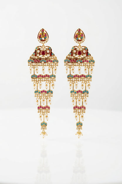 Dilkash long earrings