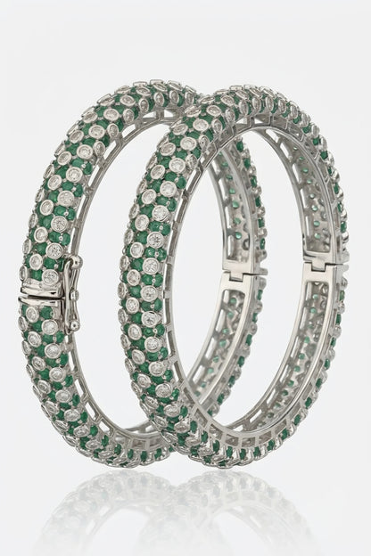 Gulshan-e-Zamarrud Openable Bangles,2.6 inches openable