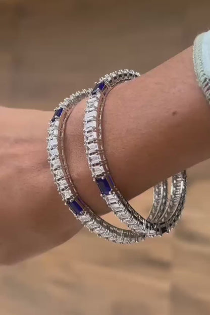 Noor-e-Neelam Openable Bangles,2.6 inches