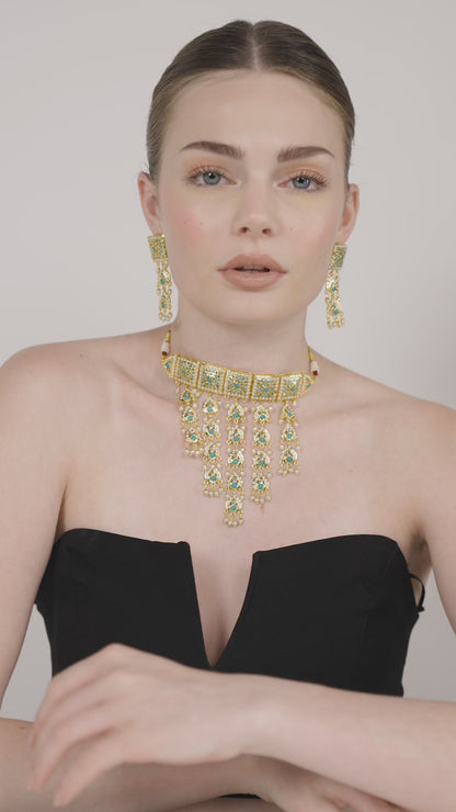 Firozé Noor Choker Set