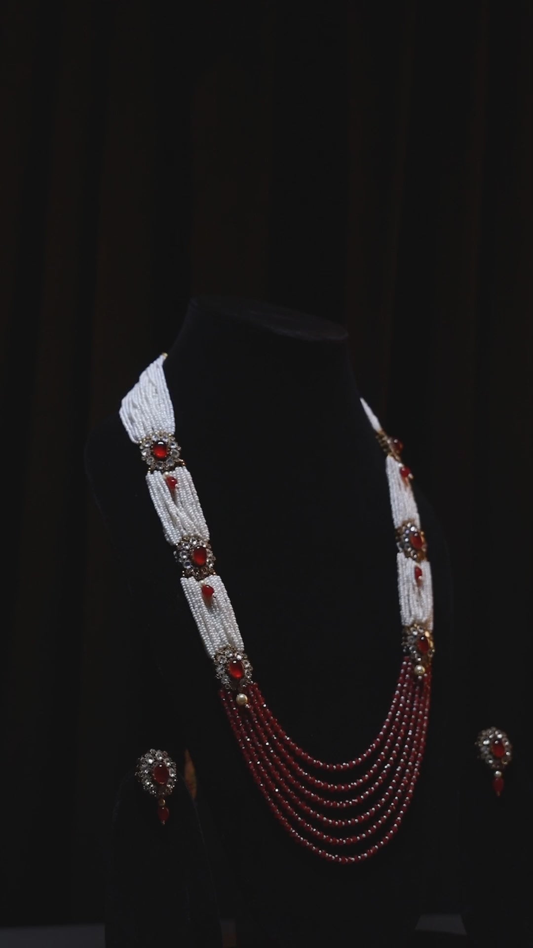 Ishq moissanite Kundan combo set