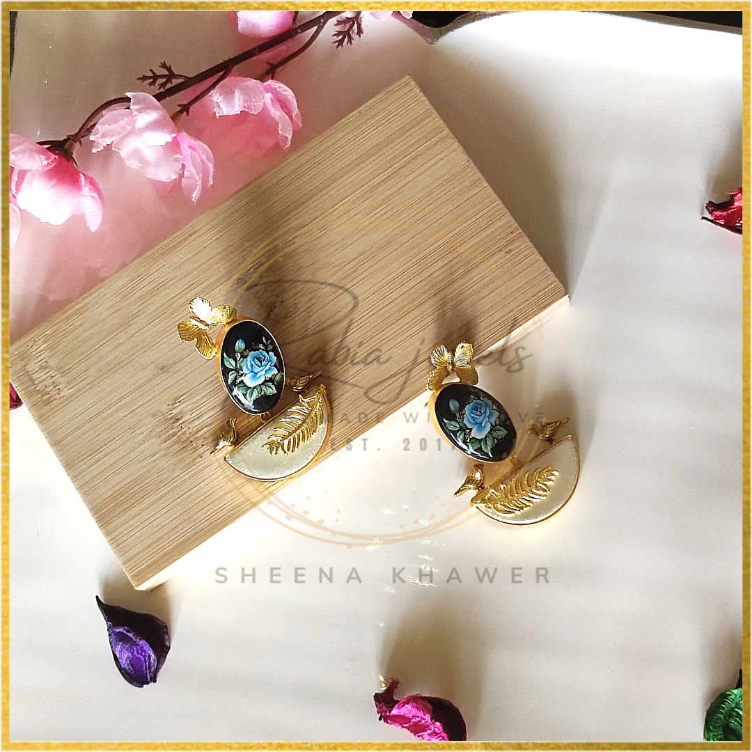 Embrace the Power Within you Pearl Statement Earrings