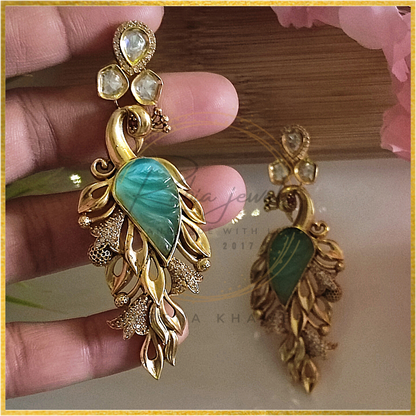 Statement Peacock Earring