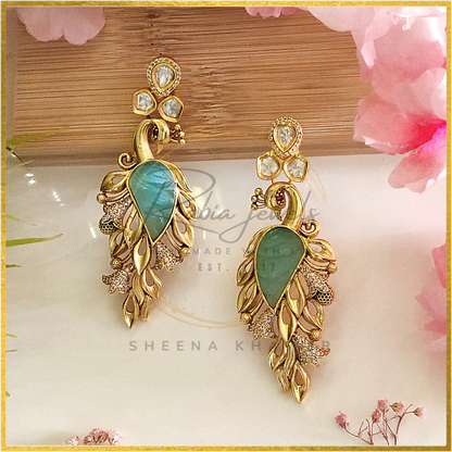 Statement Peacock Earring