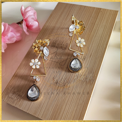 Unleash Your Dreams Polki Statement Earring