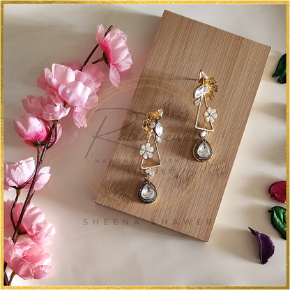 Unleash Your Dreams Polki Statement Earring