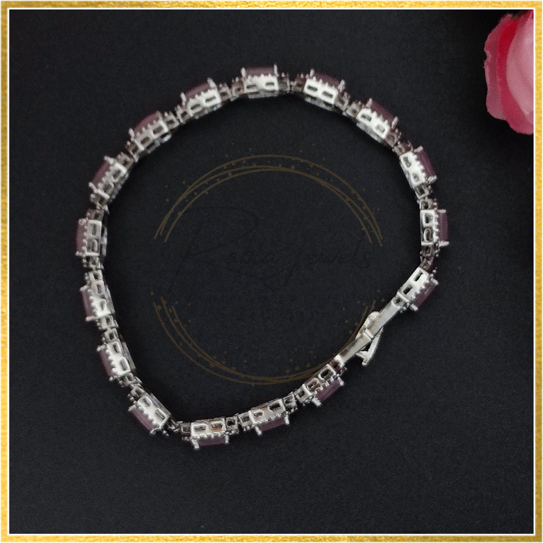 Rosemary Hydro Pink Diamond Bracelet