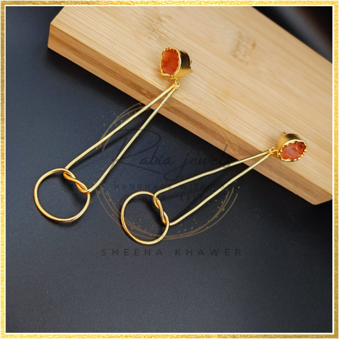 Caira Gold Earrings