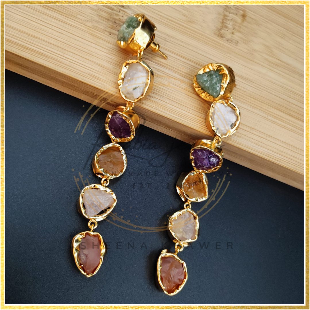 Mystic melodies Natural Stone Earrings Rhythm