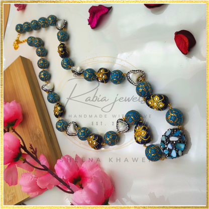 Vibe Tribe Long Statement Necklace/Maala