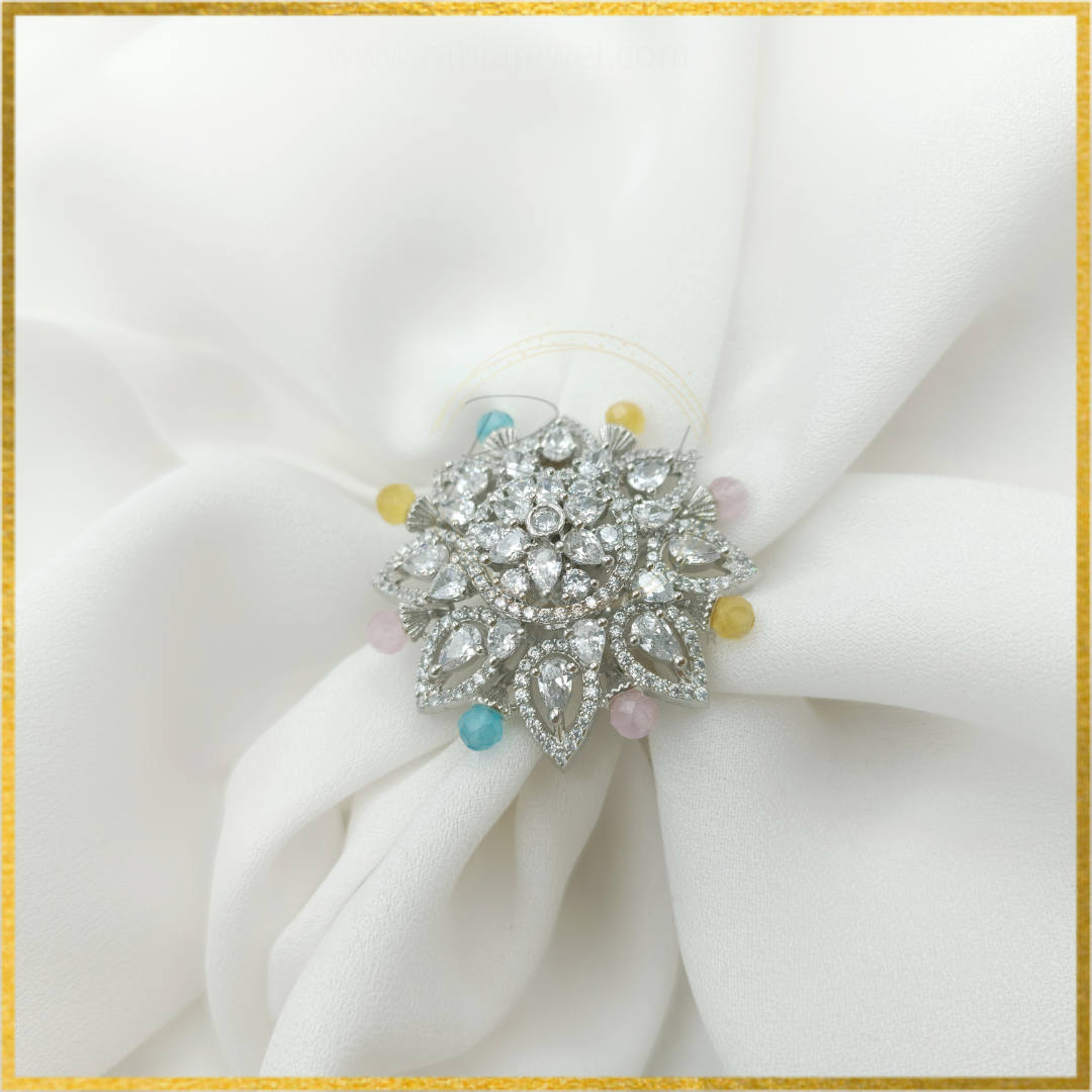 Kathy Multi color statement Finger Ring