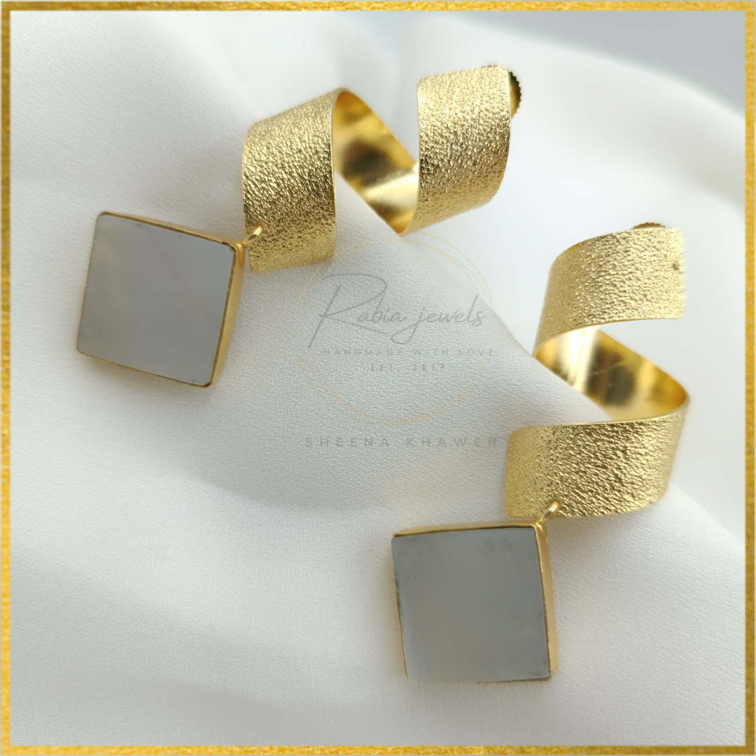 Shella MOP Gold Earrings